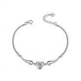 Angel's Heart Sterling Silver Bracelet