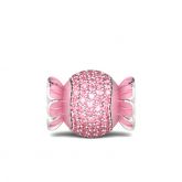 Pink Candy Charm Sterling Silver
