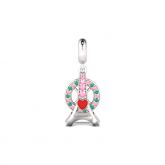 Colorful Ferris Wheel Charm Sterling Silver
