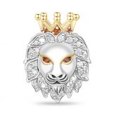 Lion Charm Sterling Silver