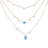 Three Wishes Triple Layered Necklace