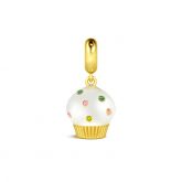 Cupcake Pendant Sterling Silver