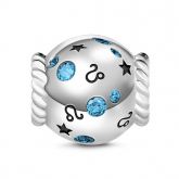 Leo Charm Sterling Silver