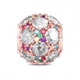 Colorful Stones Charm Sterling Silver