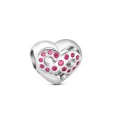 Infinity Love Hollow Charm Sterling Silver