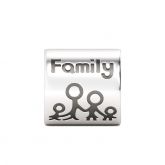 Family Engravable Charm Sterling Silver