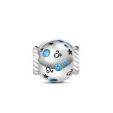 Leo Charm Sterling Silver