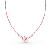 Clover Cultured Pearl Sterling Silver Necklace