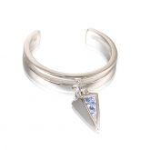 Unique Sterling Silver Open Ring