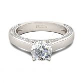 Classic Round Cut Sterling Silver Ring