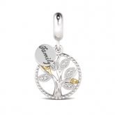 Family Tree Charm Sterling Silver