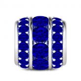 September Birthstone Charm Sterling Silver