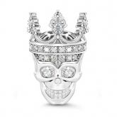 Skull Queen Sterling Silver Charm