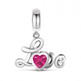 Love In Heart Pendant Sterling Silver