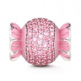 Pink Candy Charm Sterling Silver