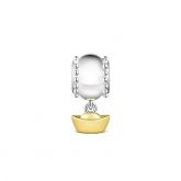 Two Tone Charm Sterling Silver