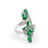 Fancy Bypass Alloy Ring