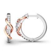 Jeulia Never Apart Hoop Earrings