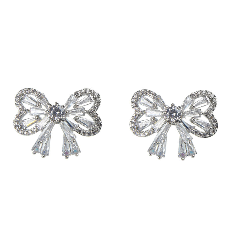 

Bowknot Sterling Silver Stud Earrings